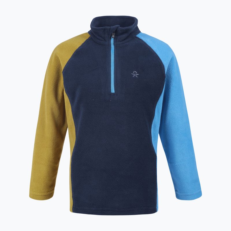 Кофта трекінгова дитяча Color Kids Fleece Pulli Colorblock blue