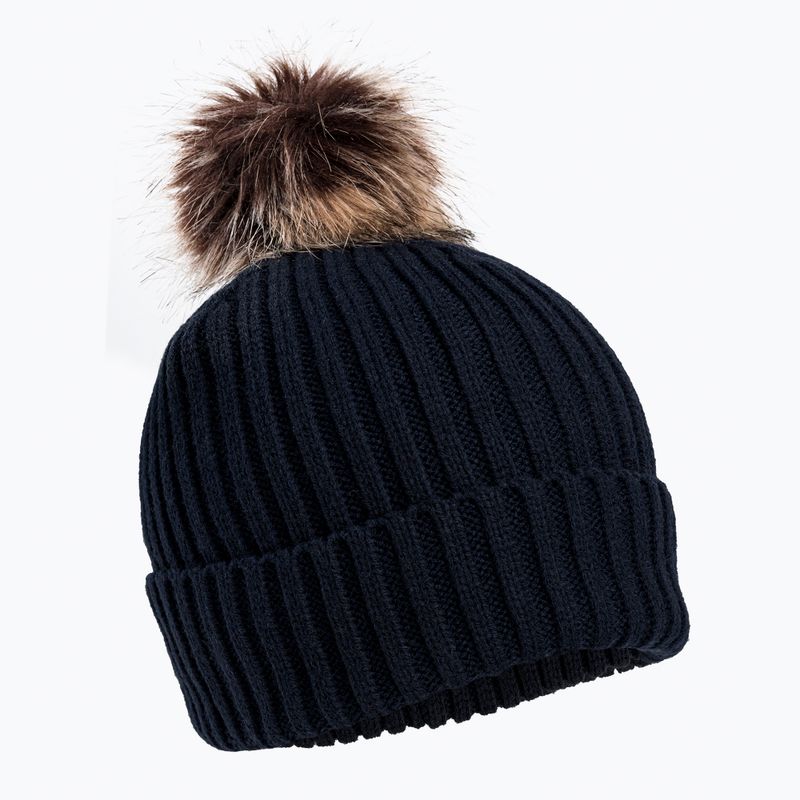 Шапка зимова дитяча Color Kids Hat w. Detachable Fake Fur total eclipse