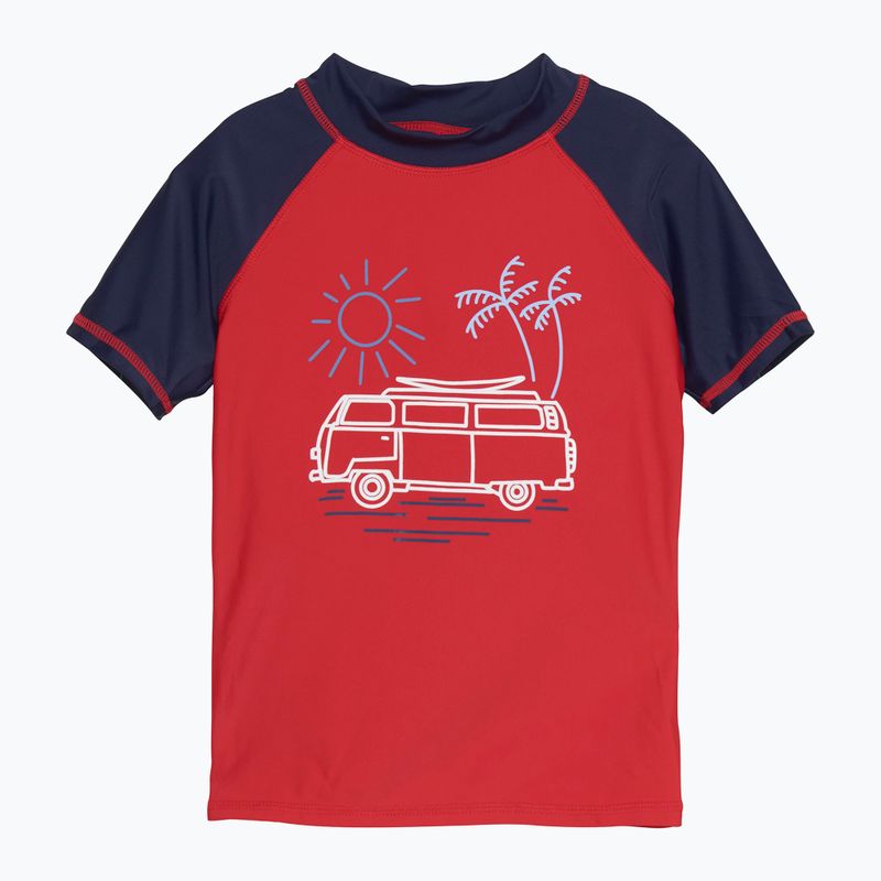 Футболка для плавання дитяча Color Kids Print goji/berry
