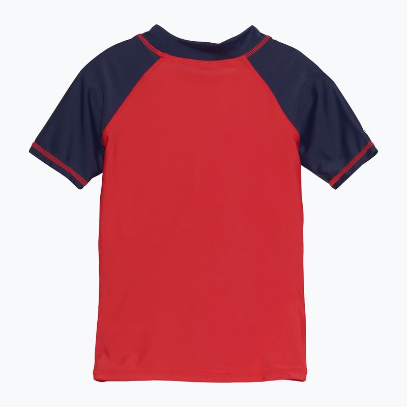 Футболка для плавання дитяча Color Kids Print goji/berry 2