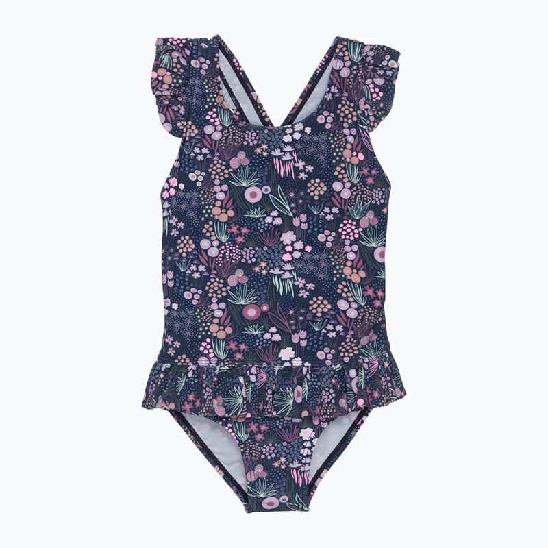 Купальник суцільний дитячий  Color Kids Frills AOP dark/denim