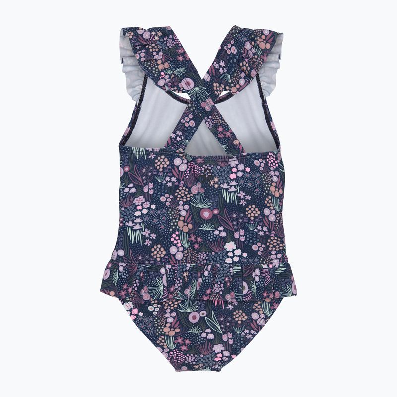 Купальник суцільний дитячий  Color Kids Frills AOP dark/denim 2