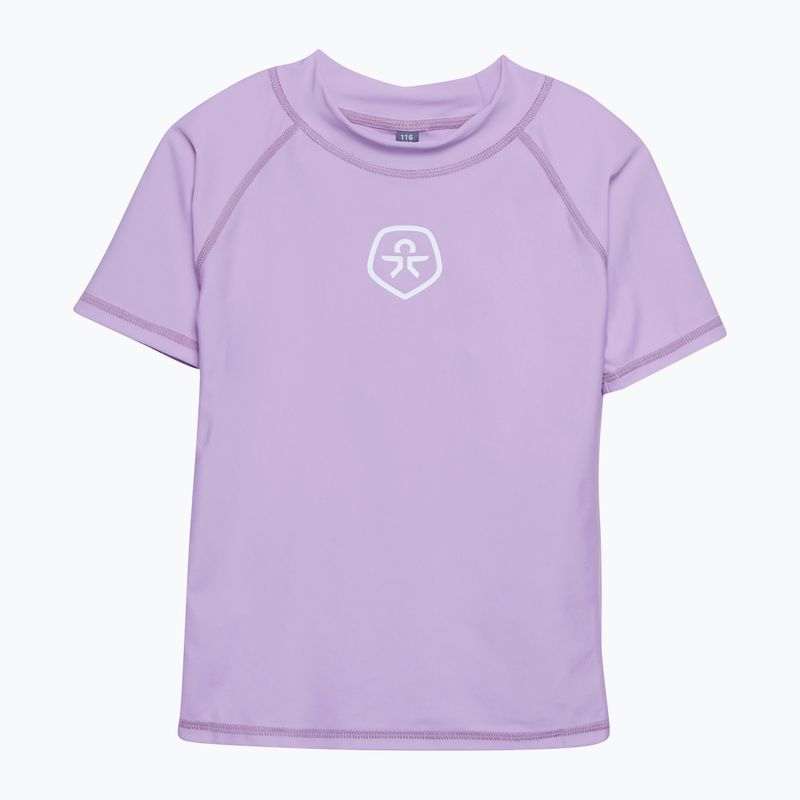 Футболка для плавання дитяча Color Kids Solid lavender/mist