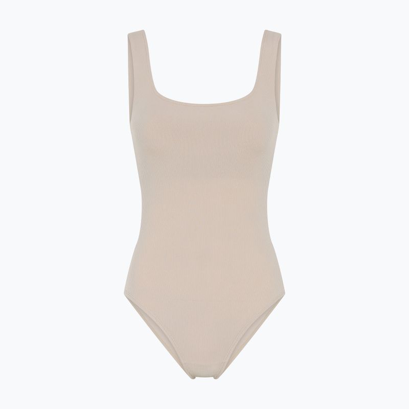 Боді для тренувань жіноче Girlfriend Collective Penny Square Neck cream 7