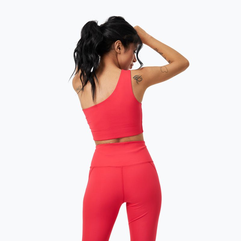 Бюстгальтер для тренувань Girlfriend Collective Bianca One Shoulder cherry 3