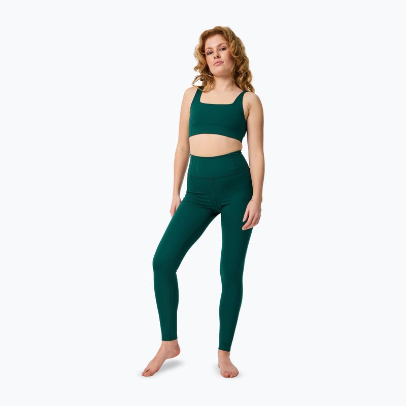 Бюстгальтер для тренувань Girlfriend Collective Rib Tommy rain forest 2