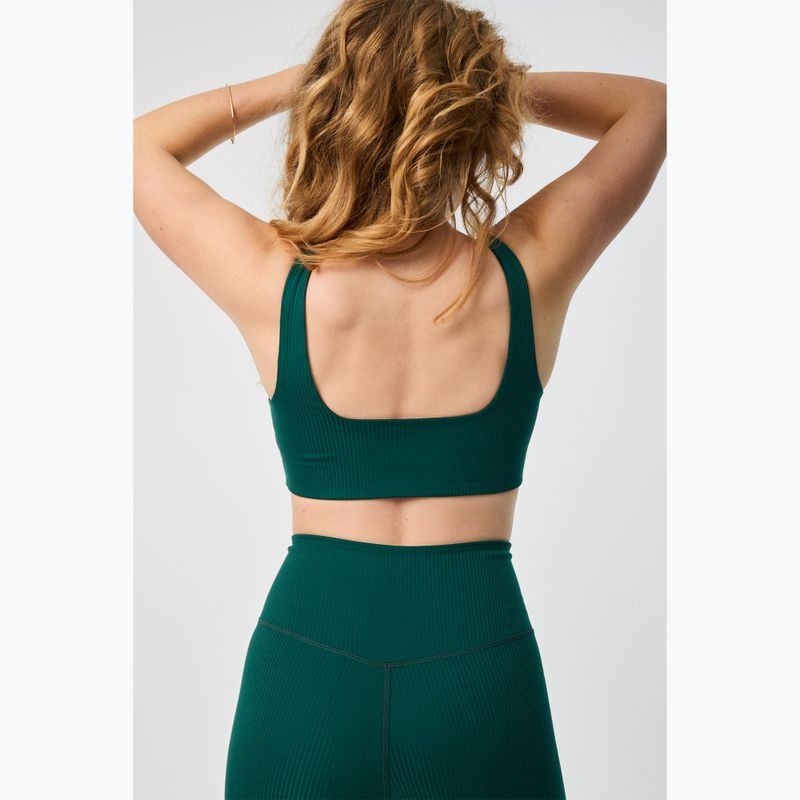 Бюстгальтер для тренувань Girlfriend Collective Rib Tommy rain forest 3