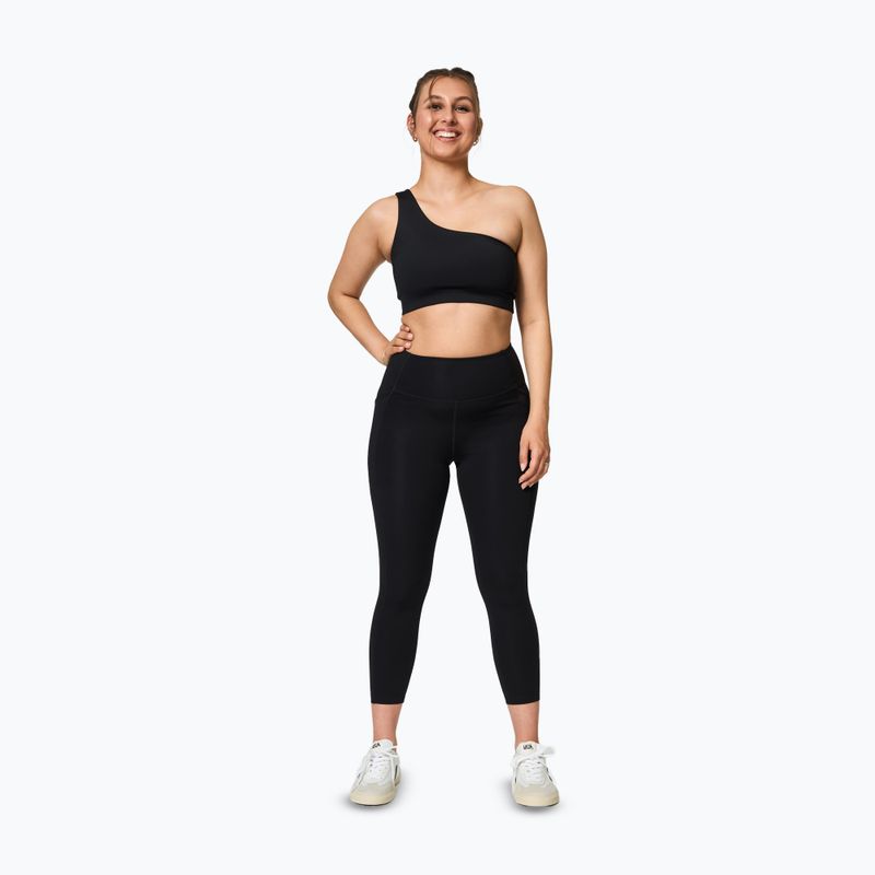 Бюстгальтер для тренувань Girlfriend Collective Bianca One Shoulder black 2