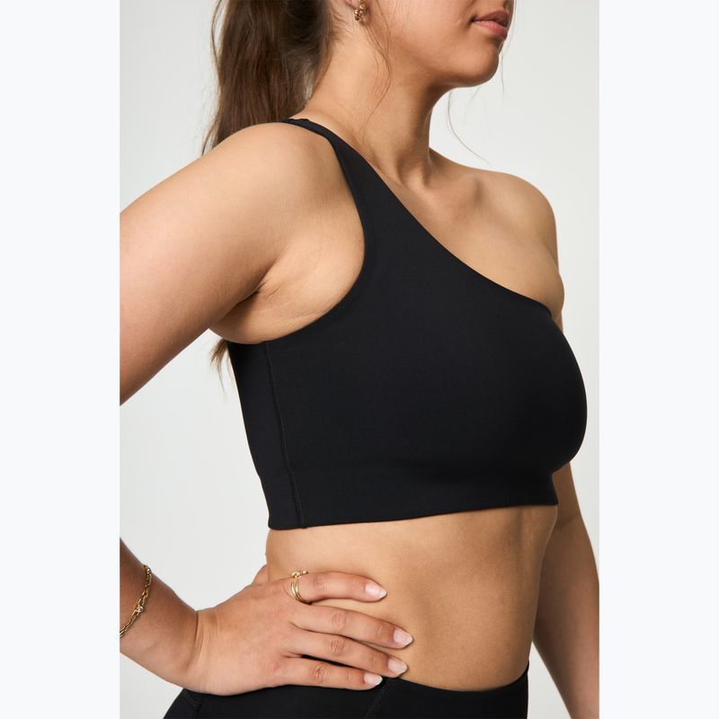 Бюстгальтер для тренувань Girlfriend Collective Bianca One Shoulder black 4
