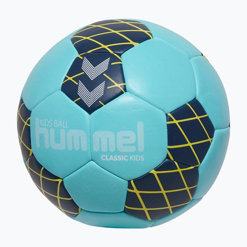 М'яч гандбольний дитячий Hummel Classic HB Jr light blue/marine/yellow size 0 2