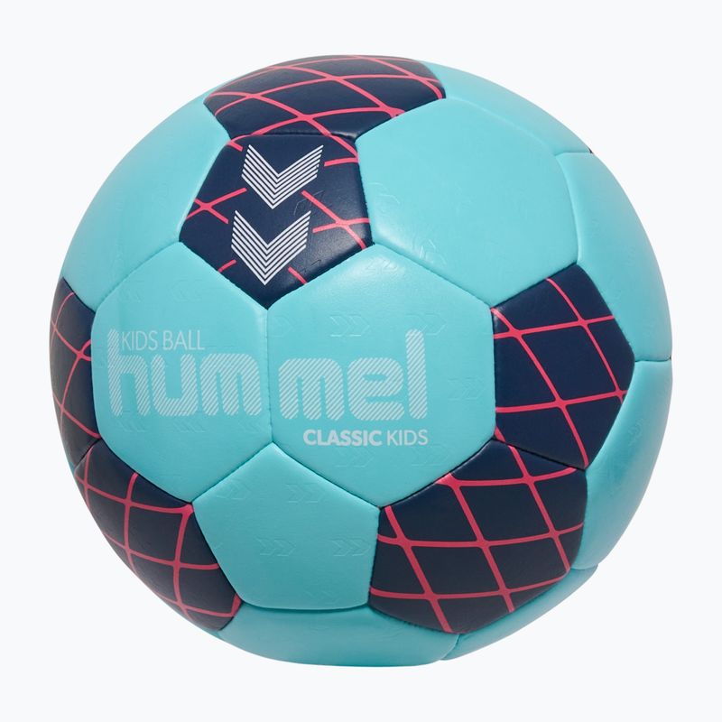 М'яч гандбольний дитячий Hummel Classic HB Jr light blue/marine/red size 1 2