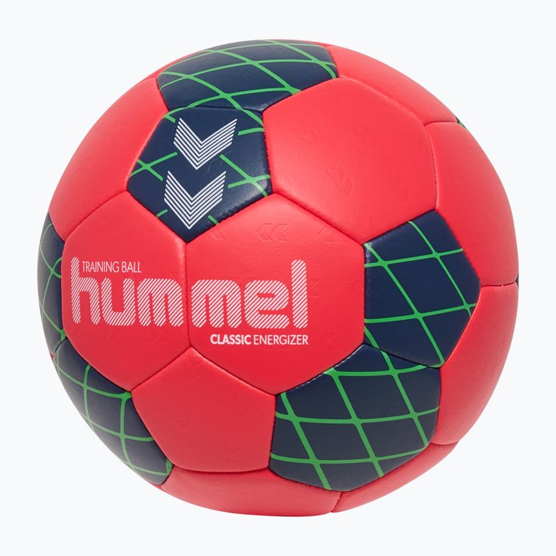 М'яч гандбольний Hummel Classic Energizer red/marine/green size 0 2