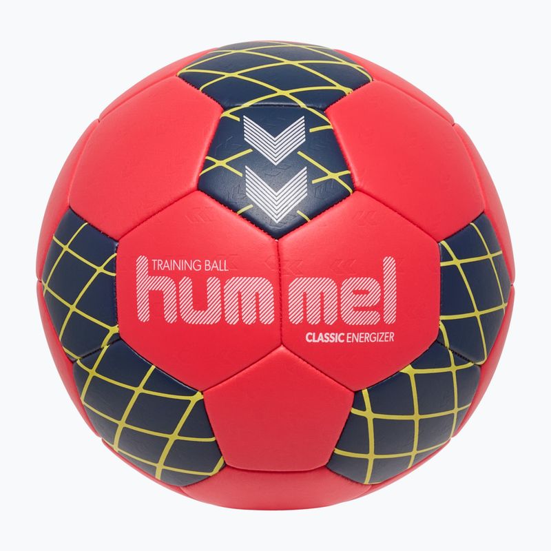 М'яч гандбольний Hummel Classic Energizer off white/light blue/marine size 2