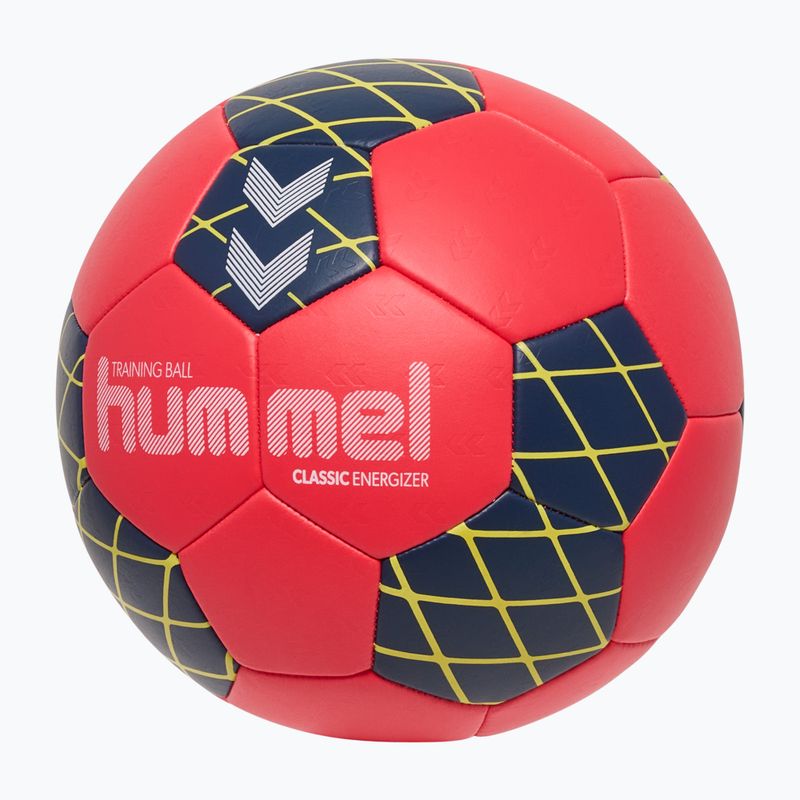 М'яч гандбольний Hummel Classic Energizer off white/light blue/marine size 2 2