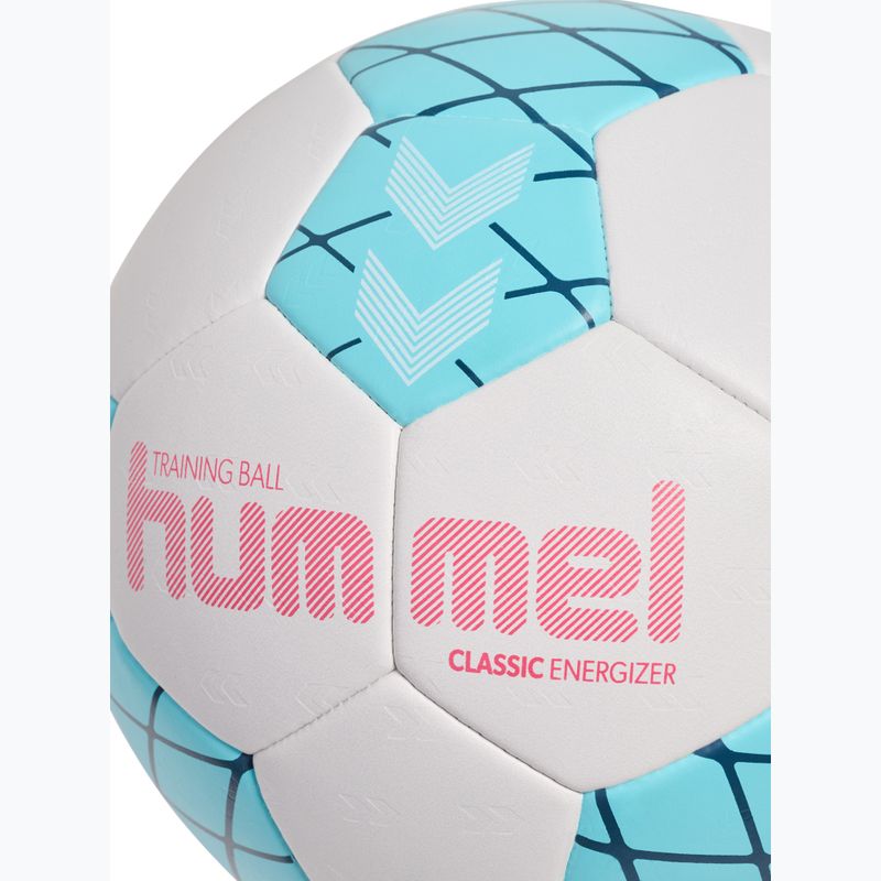 М'яч гандбольний Hummel Classic Energizer off white/light blue/marine size 2 4