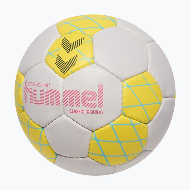 М'яч гандбольний Hummel Classic Training HB white/yellow/blue size 1 2