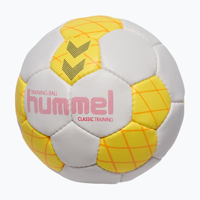 М'яч гандбольний Hummel Classic Training HB white/yellow/blue size 2 2