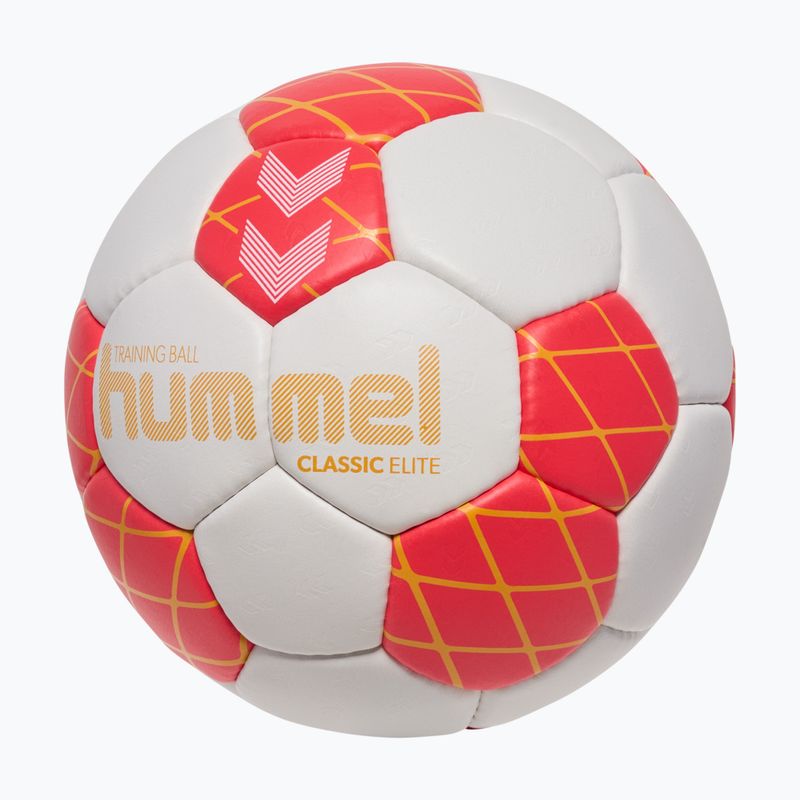 М'яч гандбольний Hummel Classic Elite HB off white/red/orange size 3 2