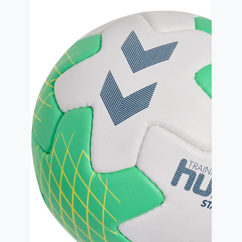 М'яч для гандболу Hummel Star Elite HB off white/green/yellow size 1 4