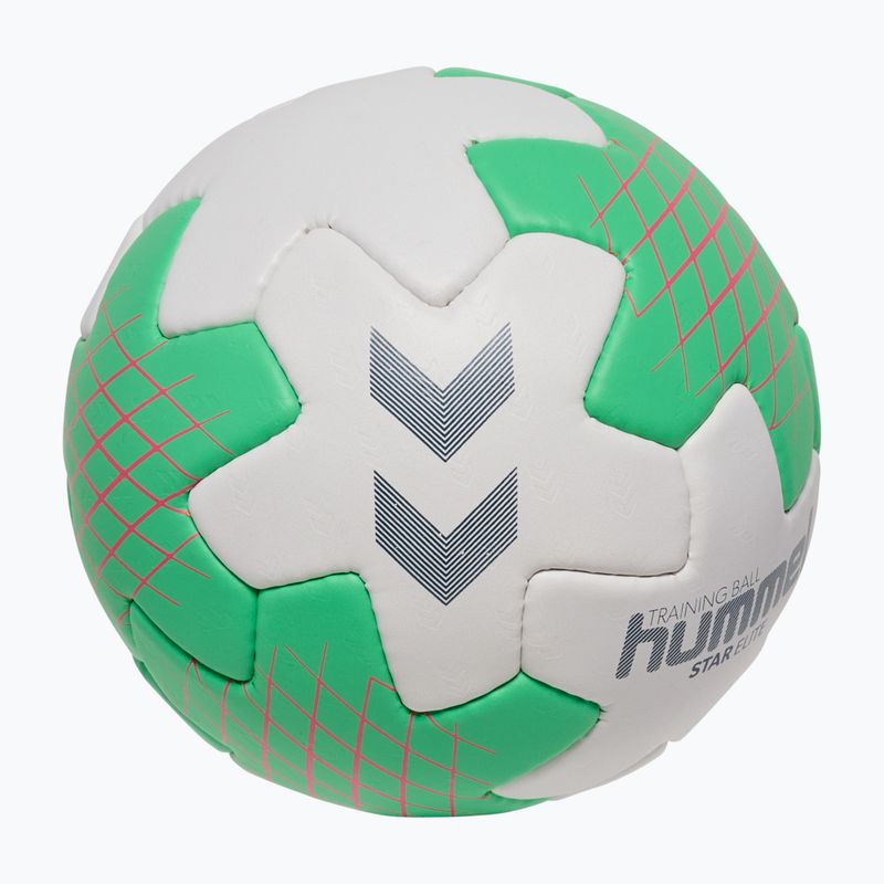 М'яч гандбольний Hummel Star Elite HB off white/green/red size 2 2