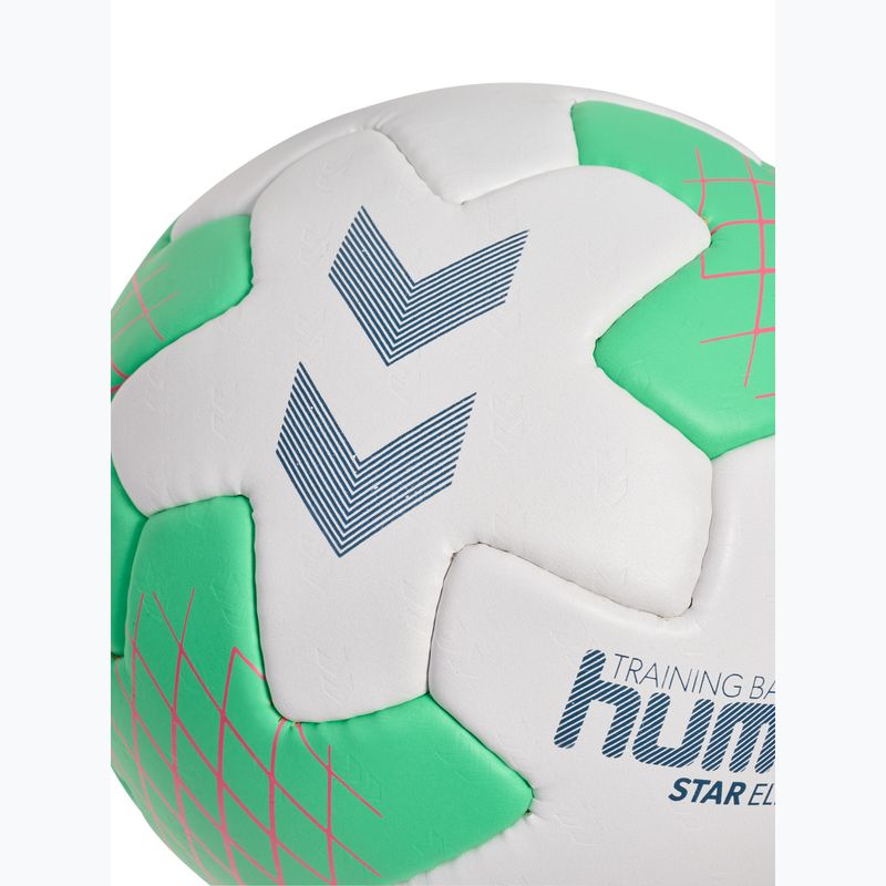 М'яч гандбольний Hummel Star Elite HB off white/green/red size 2 4