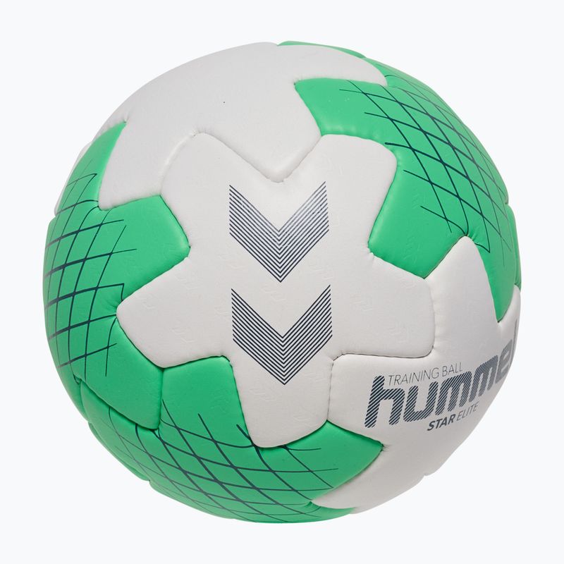 М'яч гандбольний Hummel Star Elite HB white/green/marine size 3 2
