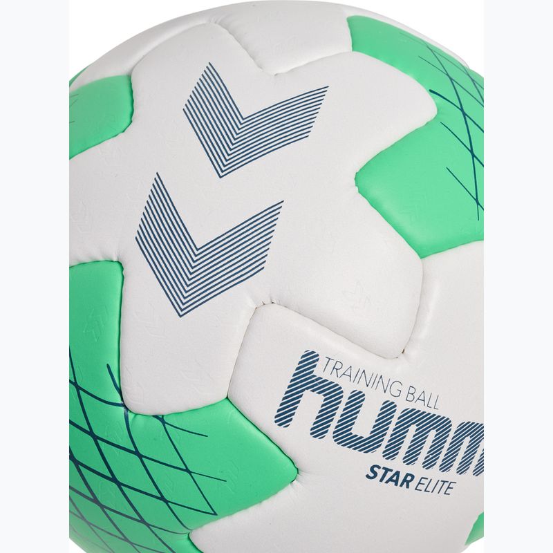 М'яч гандбольний Hummel Star Elite HB white/green/marine size 3 4