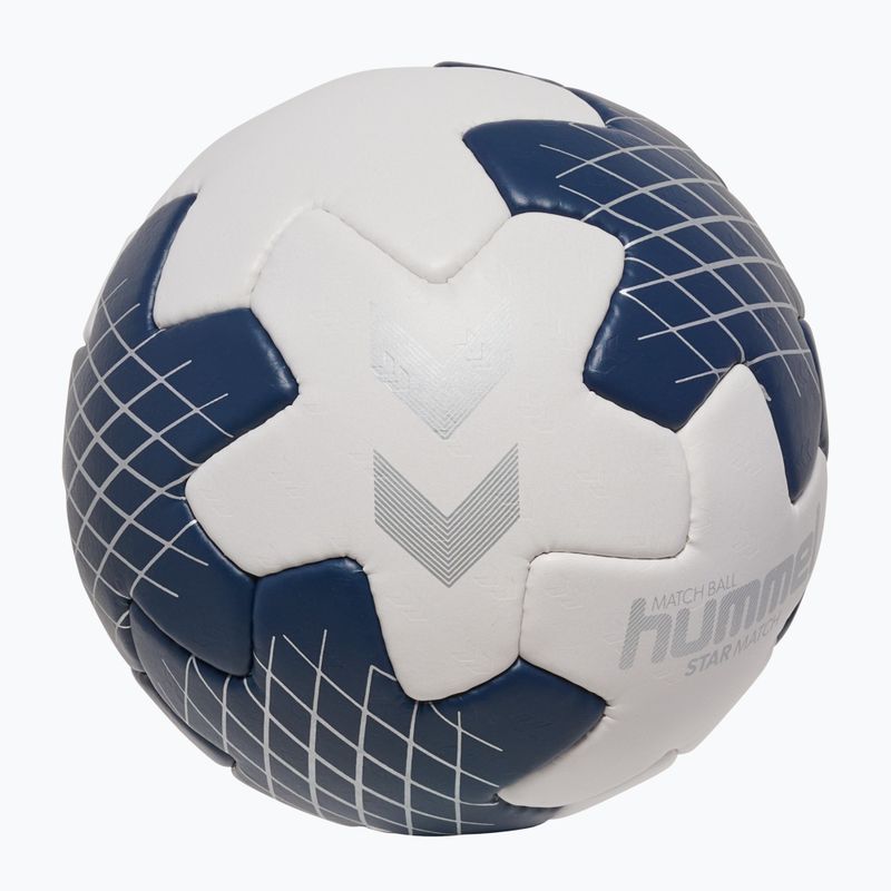 М'яч гандбольний Hummel Star Mach white/marine/silver size 2 2