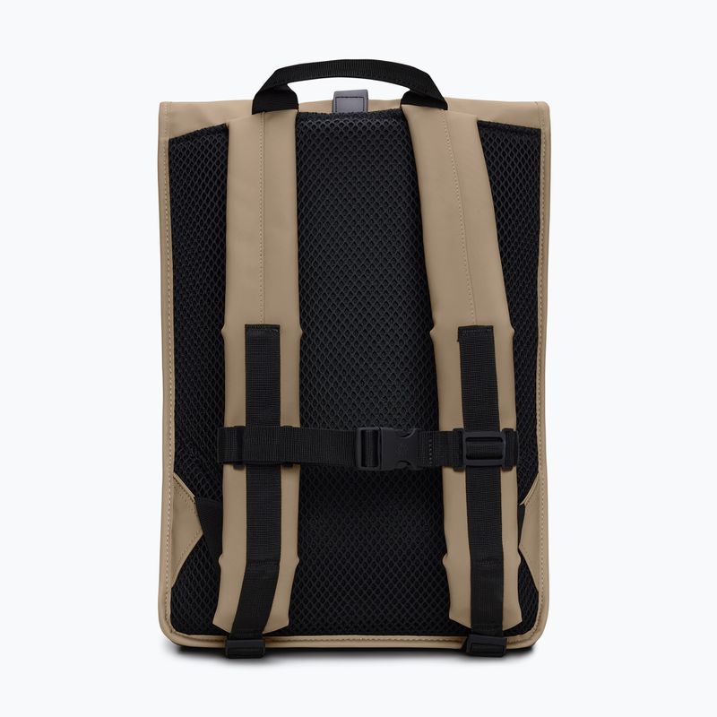 Рюкзак міський Rains Rucksack Rolltop Beige 3