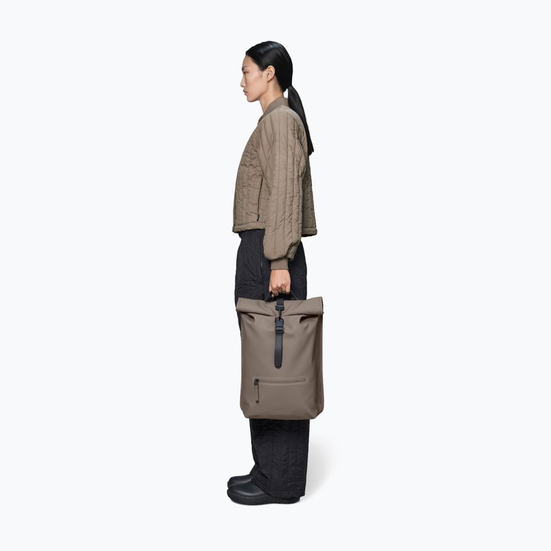 Рюкзак міський Rains Rucksack Rolltop Cinder 5