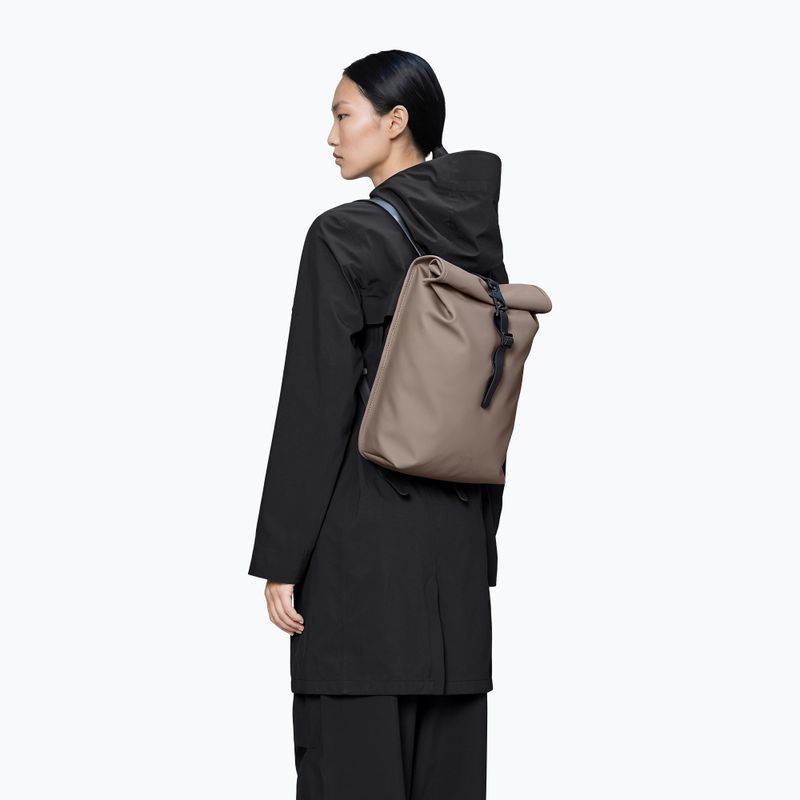Рюкзак міський Rains Rolltop Rucksack Mini Cinder 3