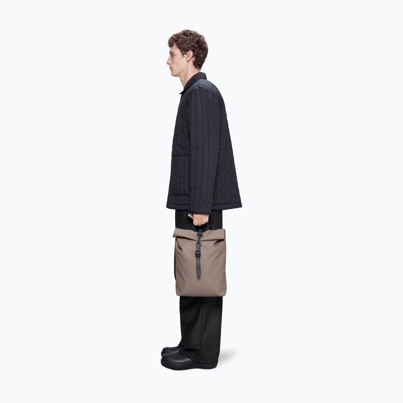 Рюкзак міський Rains Rolltop Rucksack Mini Cinder 4