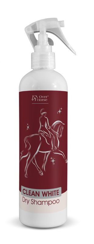 Сухий шампунь для коней зі світлою шерстю Over Horse Clean White 400 ml