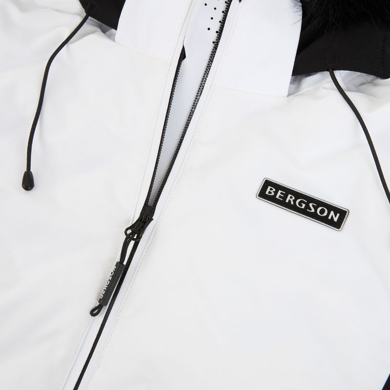 Куртка лижна жіноча BERGSON Zephyric Stx white 4