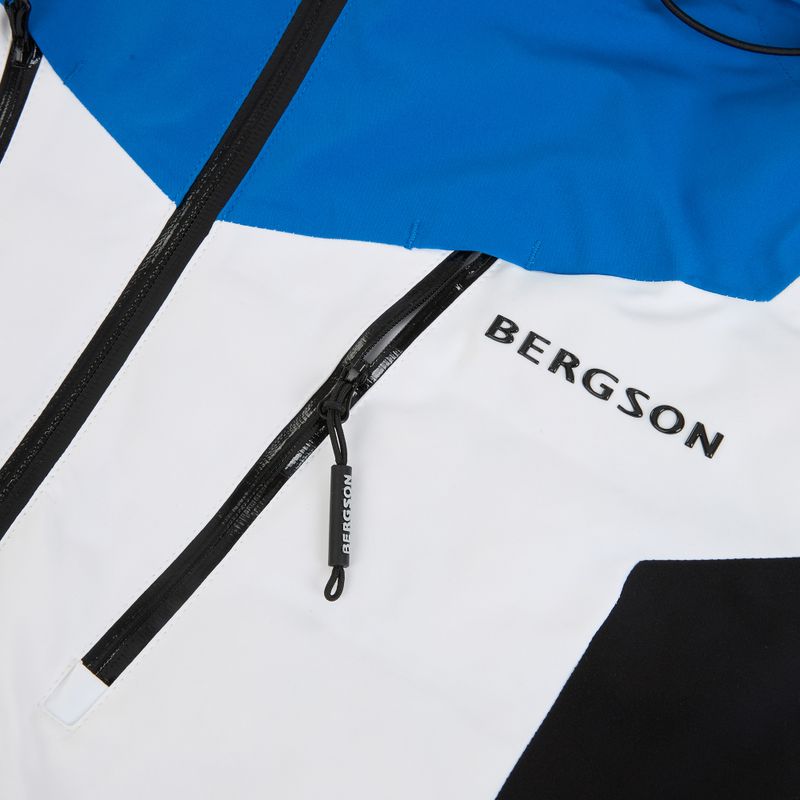 Куртка лижна чоловіча BERGSON Velox Stx ibiza blue/white 4