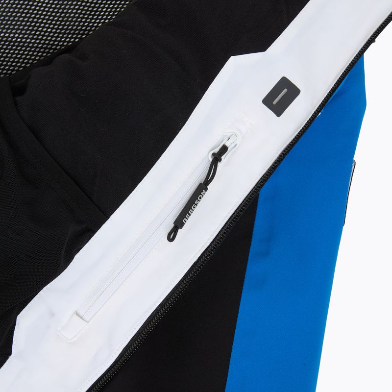 Куртка лижна чоловіча BERGSON Velox Stx ibiza blue/white 8