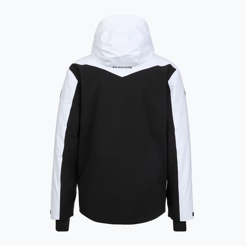Куртка лижна чоловіча BERGSON Velox Stx white/grey 2