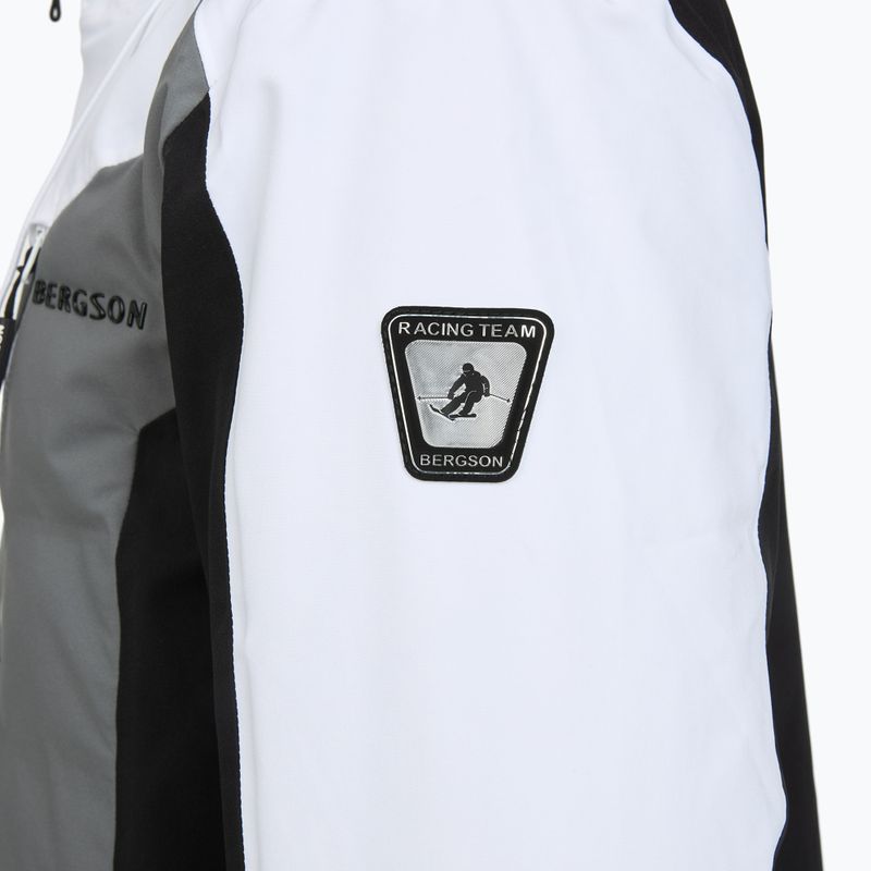 Куртка лижна чоловіча BERGSON Velox Stx white/grey 3