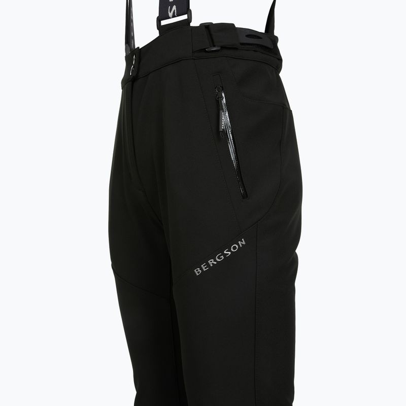 Штани лижні жіночі BERGSON Magno jet black 3