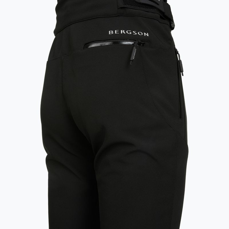 Штани лижні жіночі BERGSON Magno jet black 4