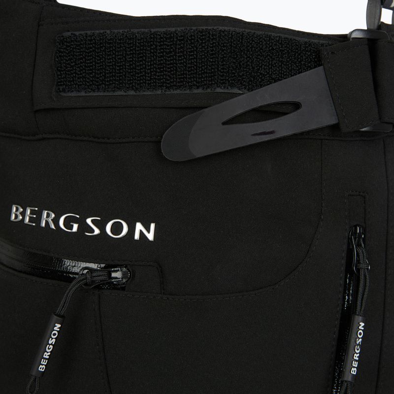 Штани лижні жіночі BERGSON Magno jet black 5