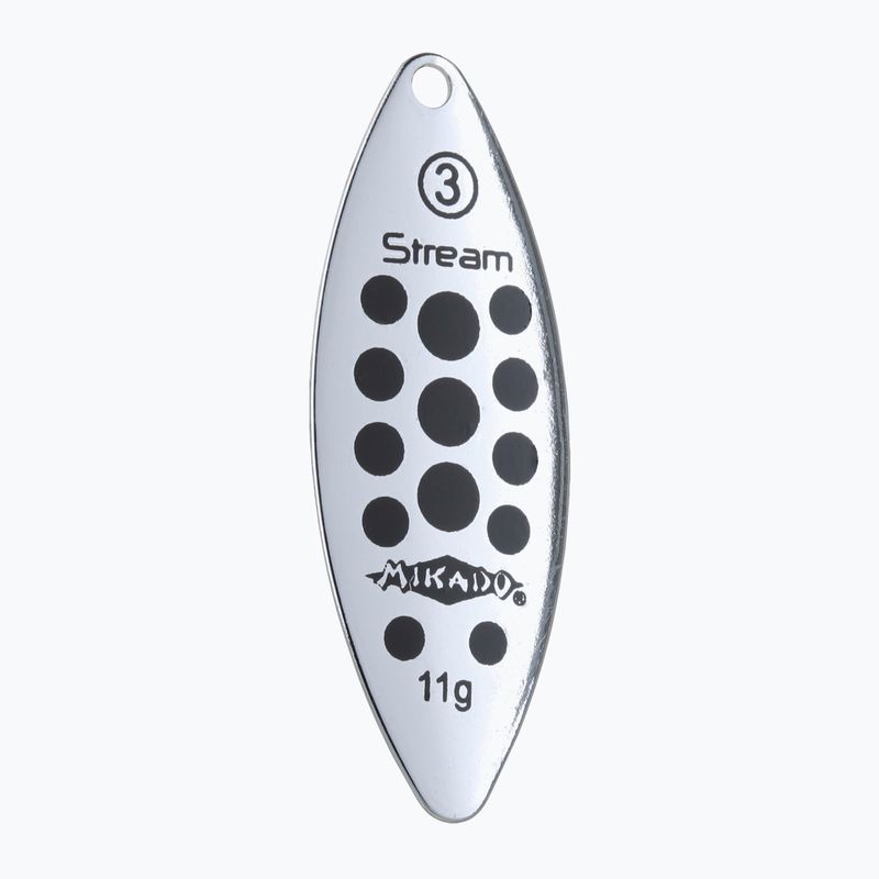 Блешня обертова Mikado Stream 11 срібляста PMB-OST-1S-11 2