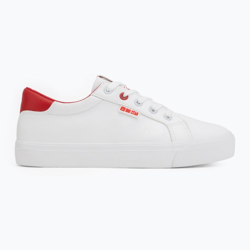 Кеди жіночі BIG STAR EE274311 white/red 2
