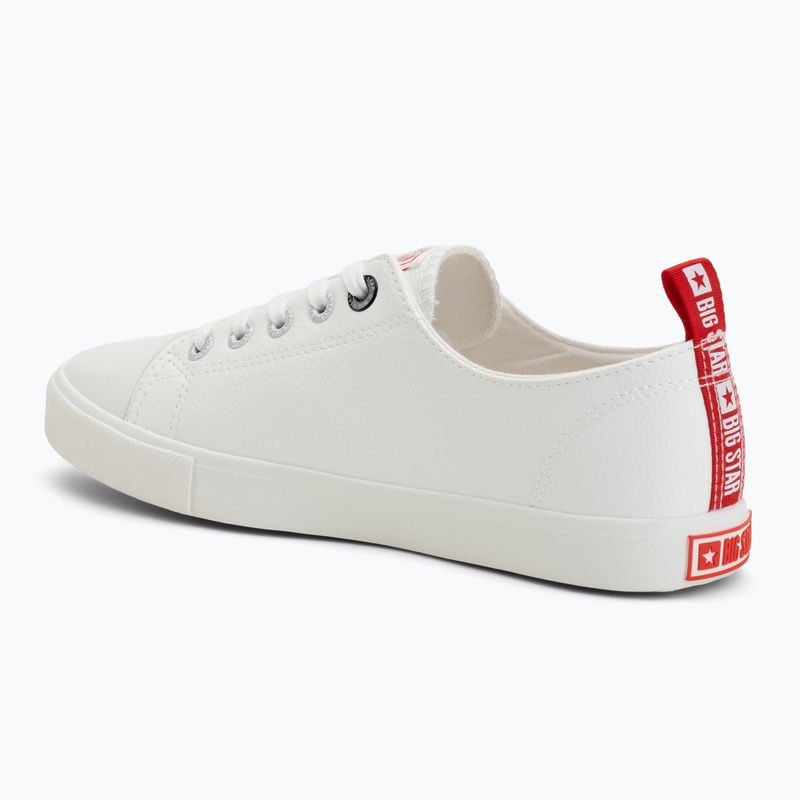 Кеди жіночі BIG STAR  GG274005 white/red 3