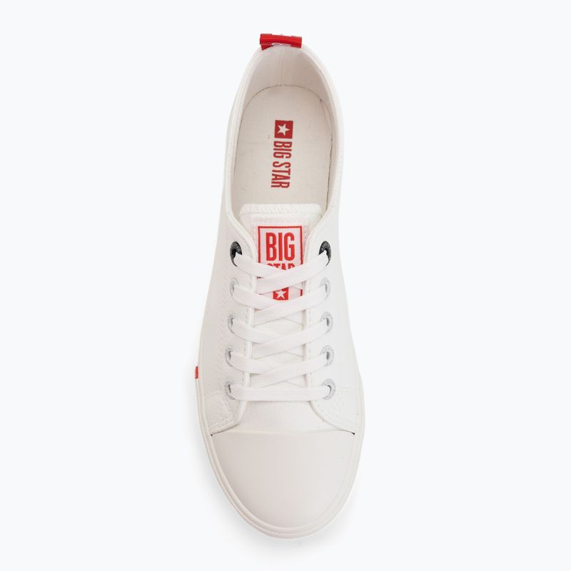 Кеди жіночі BIG STAR  GG274005 white/red 5