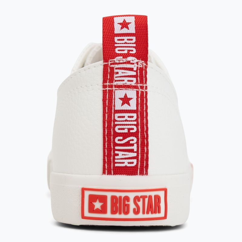 Кеди жіночі BIG STAR  GG274005 white/red 6