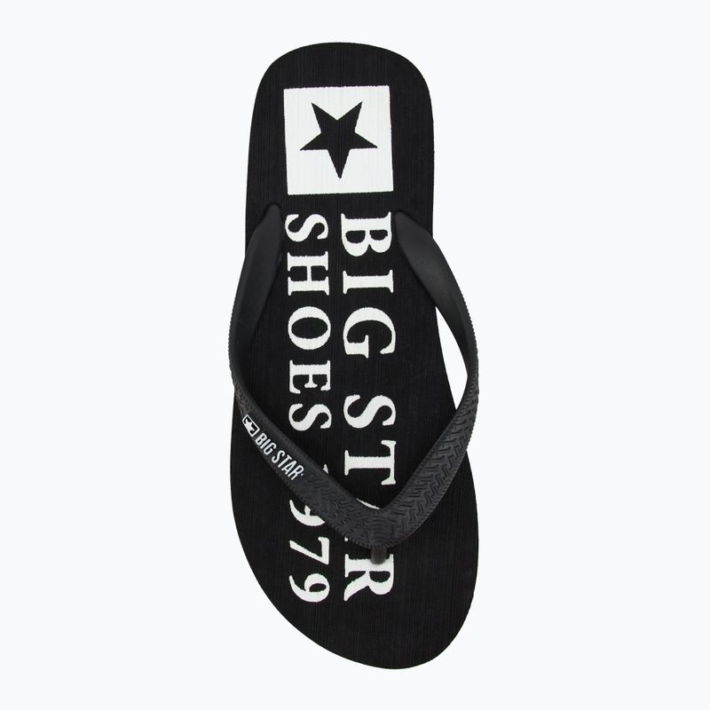 Чоловічі шльопанці BIG STAR LL174444 чорні 5