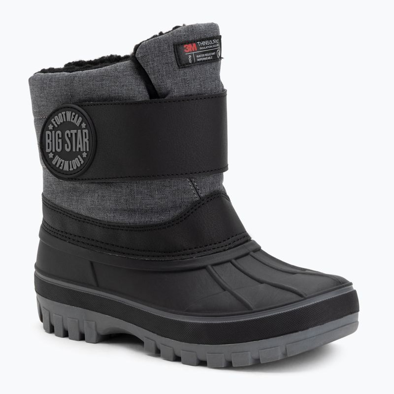 Черевики зимові дитячі BIG STAR OO374063 grey / black