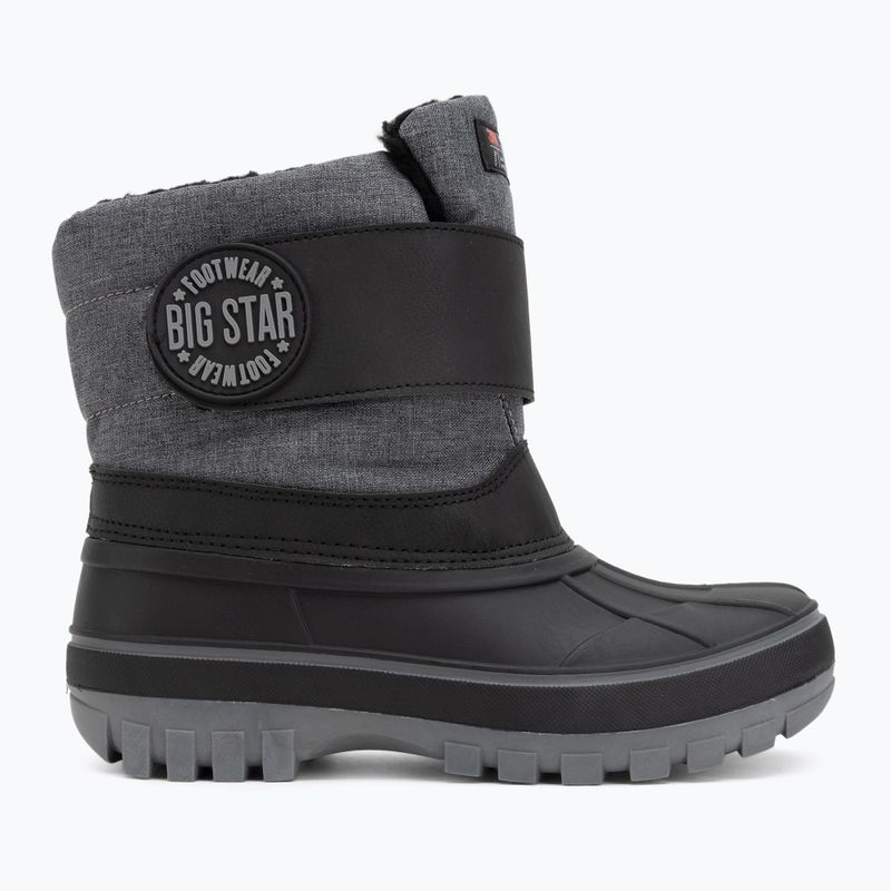 Черевики зимові дитячі BIG STAR OO374063 grey / black 2