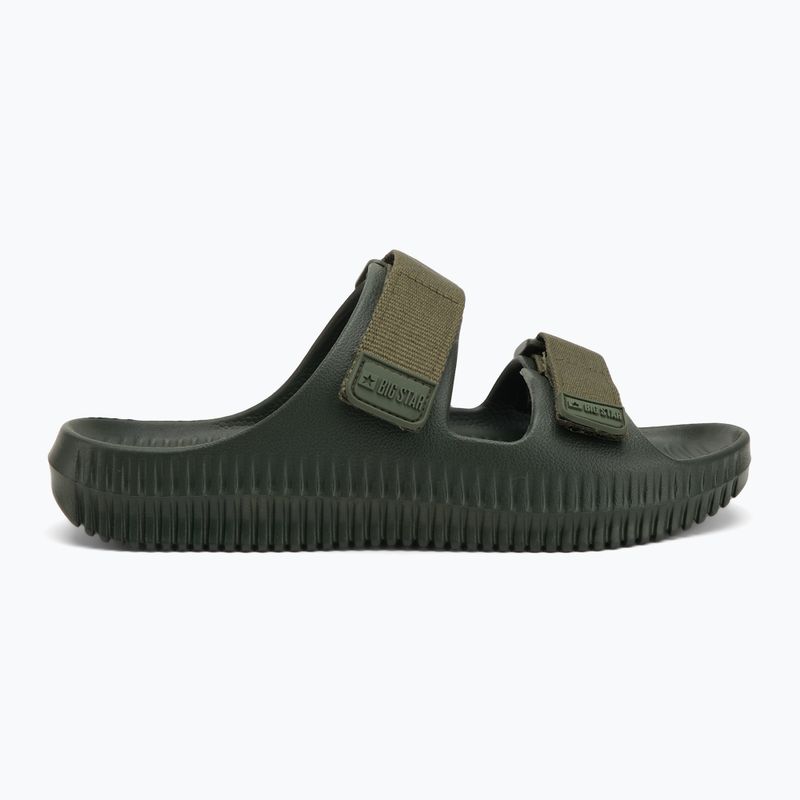 Шльопанці чоловічі Big Star RR174A027 зелений/оливковий 2